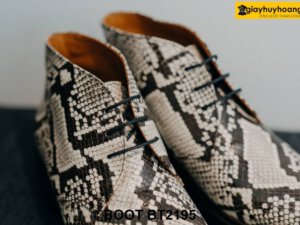 Giày da trăn nam cổ lửng độc đáo Chukka Boot BT2195 004