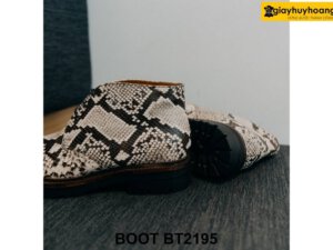 Giày da trăn nam cổ lửng độc đáo Chukka Boot BT2195 003