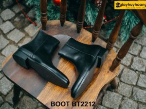 Giày da cổ cao nam khóa kéo hàng hiệu Zip Boot BT2212 004