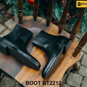 Giày da cổ cao nam khóa kéo hàng hiệu Zip Boot BT2212 004