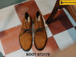 Giày da lộn nam cổ lửng Chukka Boot BT2179 001