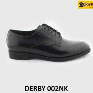 [Outlet] Giày da nam công sở đẹp màu đen Derby 002NK 001