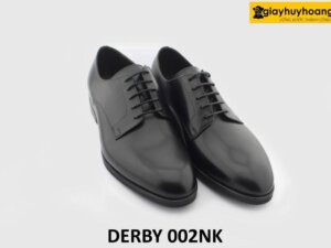 [Outlet] Giày da nam công sở đẹp màu đen Derby 002NK 005