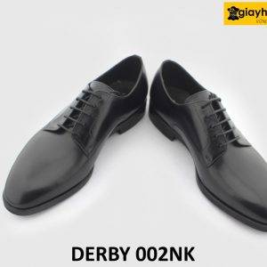[Outlet] Giày da nam công sở đẹp màu đen Derby 002NK 004