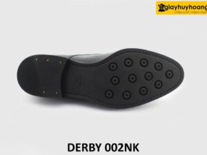 [Outlet] Giày da nam công sở đẹp màu đen Derby 002NK 002