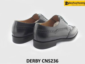 [Outlet size 42] Giày da nam đóng thủ công đế da bò Derby CNS236 003