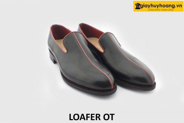 [Outlet size 41] Giày da lười đóng thủ công cao cấp Loafer OT 005