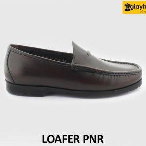 [Outlet size 40] Giày lười nam màu nâu công sở Loafer PNR 001