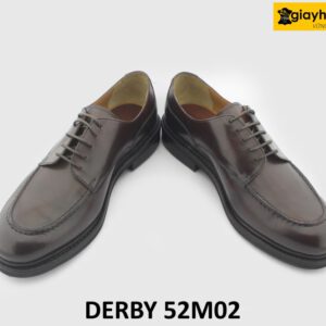 [Outlet size 42] Giày da nam buộc dây đế khâu bền bỉ Derby 52M02 004