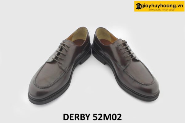 [Outlet size 42] Giày da nam buộc dây đế khâu bền bỉ Derby 52M02 004