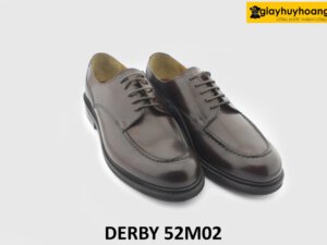 [Outlet size 42] Giày da nam buộc dây đế khâu bền bỉ Derby 52M02 003