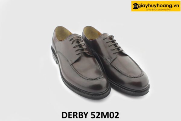 [Outlet size 42] Giày da nam buộc dây đế khâu bền bỉ Derby 52M02 003