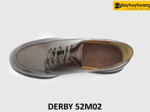 [Outlet size 42] Giày da nam buộc dây đế khâu bền bỉ Derby 52M02 002