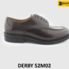 [Outlet size 42] Giày da nam buộc dây đế khâu bền bỉ Derby 52M02 001