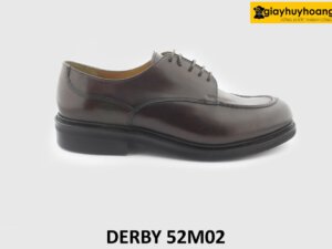 [Outlet size 42] Giày da nam buộc dây đế khâu bền bỉ Derby 52M02 001