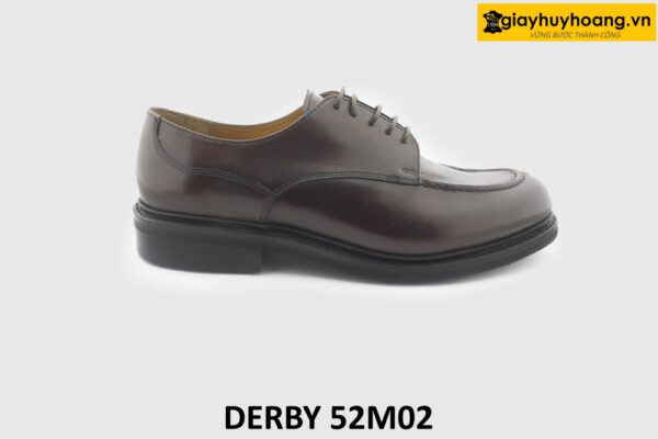 [Outlet size 42] Giày da nam buộc dây đế khâu bền bỉ Derby 52M02 001