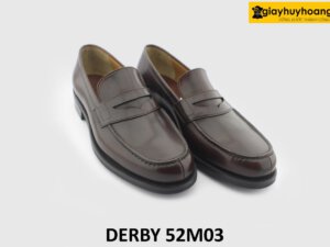[Outlet size 42] Giày da nam không buộc dây Loafer 52M03 002