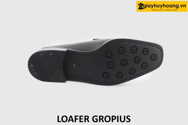 [Outlet size 41] Giày lười nam màu đen thanh lịch Loafer GROPIUS 005