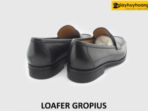 [Outlet size 41] Giày lười nam màu đen thanh lịch Loafer GROPIUS 004