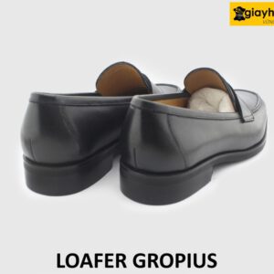 [Outlet size 41] Giày lười nam màu đen thanh lịch Loafer GROPIUS 004