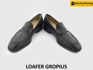 [Outlet size 41] Giày lười nam màu đen thanh lịch Loafer GROPIUS 003