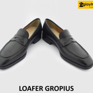 [Outlet size 41] Giày lười nam màu đen thanh lịch Loafer GROPIUS 003