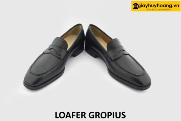 [Outlet size 41] Giày lười nam màu đen thanh lịch Loafer GROPIUS 003