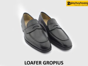 [Outlet size 41] Giày lười nam màu đen thanh lịch Loafer GROPIUS 002