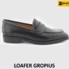 [Outlet size 41] Giày lười nam màu đen thanh lịch Loafer GROPIUS 001