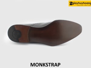 [Outlet size 40+42] Giày da nam đế da bò goodyear Monkstrap 0006