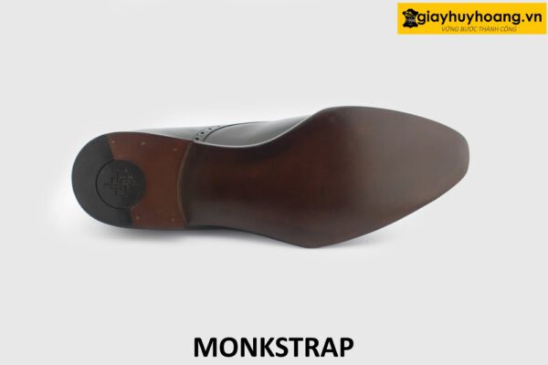 [Outlet size 40+42] Giày da nam đế da bò goodyear Monkstrap 0006