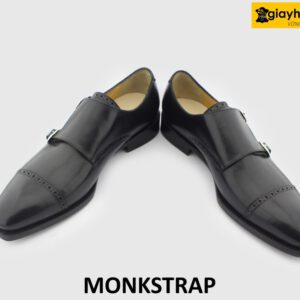 [Outlet size 40+42] Giày da nam đế da bò goodyear Monkstrap 0004