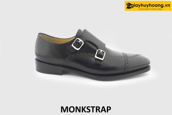 [Outlet size 40+42] Giày da nam đế da bò goodyear Monkstrap 0001