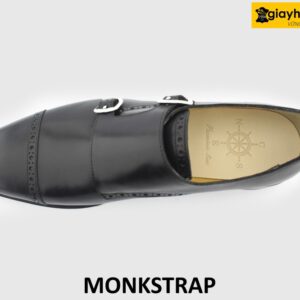 [Outlet size 40+42] Giày da nam đế da bò goodyear Monkstrap 0002