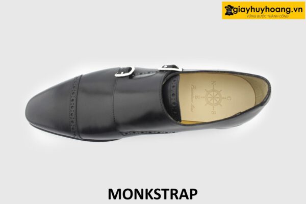 [Outlet size 40+42] Giày da nam đế da bò goodyear Monkstrap 0002