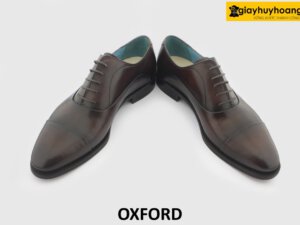 [Outlet size 42] Giày da nam form rộng thoải mái Oxford cao cấp 004
