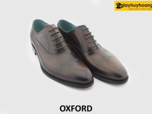 [Outlet size 42] Giày da nam form rộng thoải mái Oxford cao cấp 003