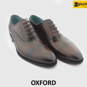 [Outlet size 42] Giày da nam form rộng thoải mái Oxford cao cấp 003