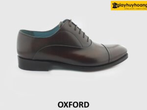 [Outlet size 42] Giày da nam form rộng thoải mái Oxford cao cấp 001