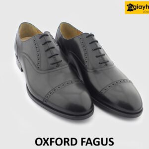 [Outlet size 42] Giày tây nam thiết kế đẹp Oxford FAGUS 002