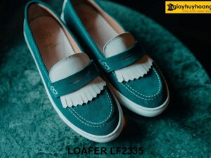 Giày lười nam da lộn cá tính đế sneaker Loafer LF2335 003