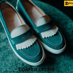 Giày lười nam da lộn cá tính đế sneaker Loafer LF2335 003