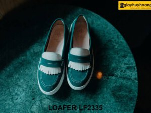 Giày lười nam da lộn cá tính đế sneaker Loafer LF2335 001
