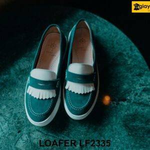 Giày lười nam da lộn cá tính đế sneaker Loafer LF2335 001