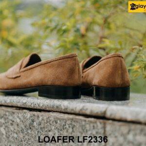 Giày lười nam da lộn vàng bò Loafer LF2336 004