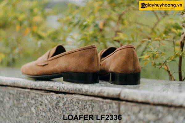 Giày lười nam da lộn vàng bò Loafer LF2336 004