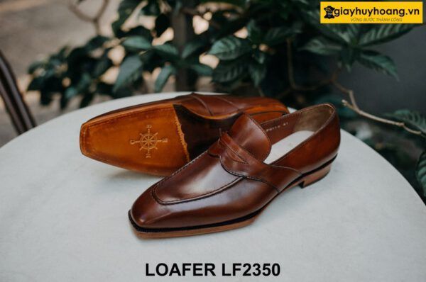 Giày lười nam da bê con nhập ý Loafer LF2350 003