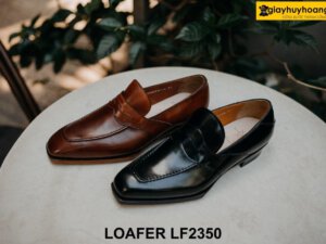 Giày lười nam da bê con nhập ý Loafer LF2350 001