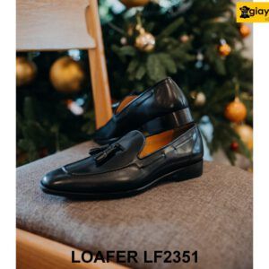 Giày lười nam màu đen có chuông Loafer LF2351 004