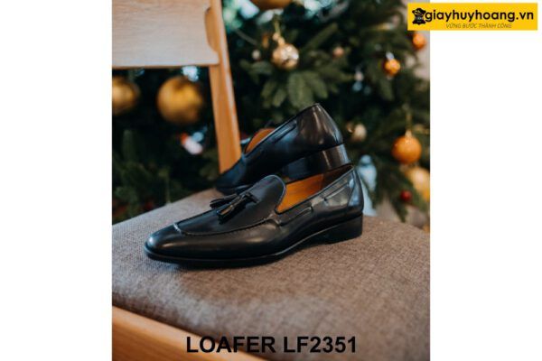 Giày lười nam màu đen có chuông Loafer LF2351 004